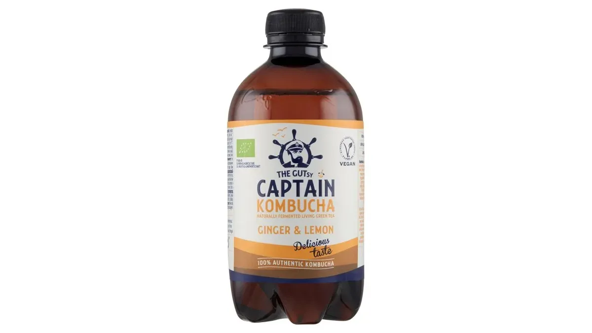Kombucha élőflórás ital gyömbér (400 ml)