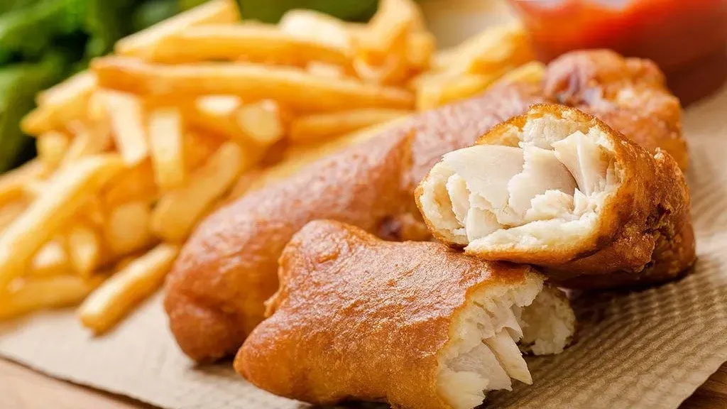 Fish & Chips falatok