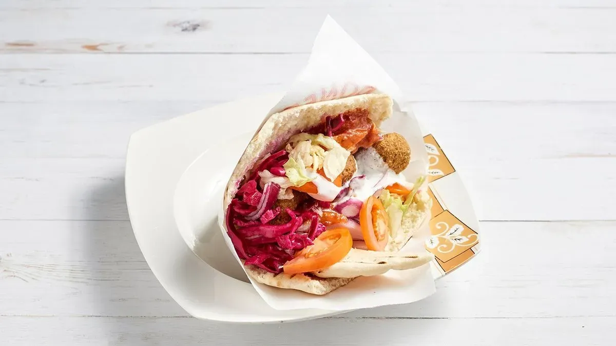 Falafel tortillában
