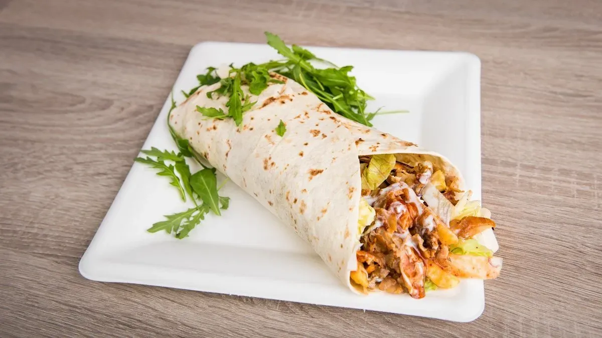 Gyros tortillában