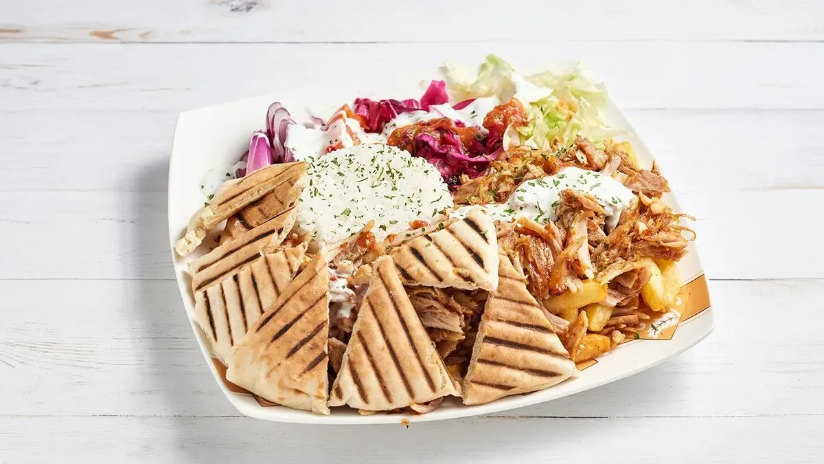 Kis gyros tál