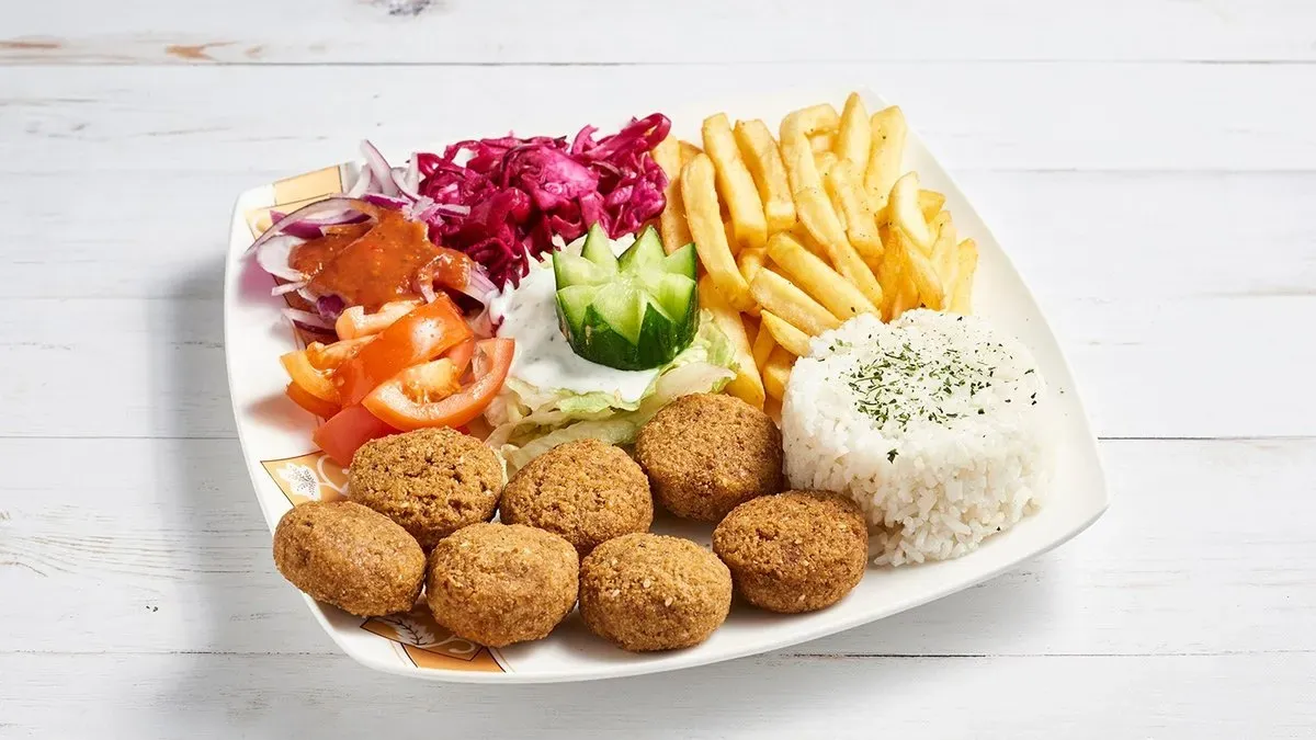 Nagy falafel tál
