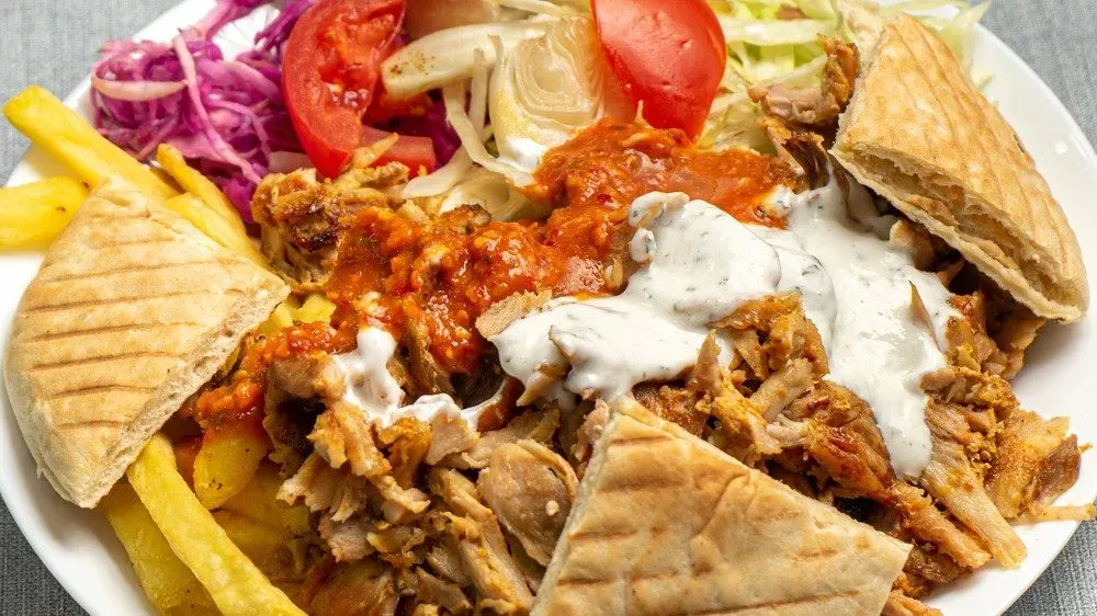 Kis gyros tál menü