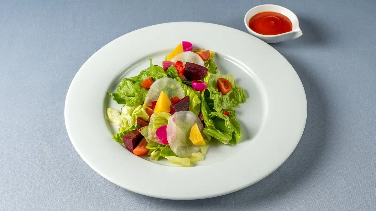 Friss kevert saláta zöldségekkel (Vegán, GM, LM)