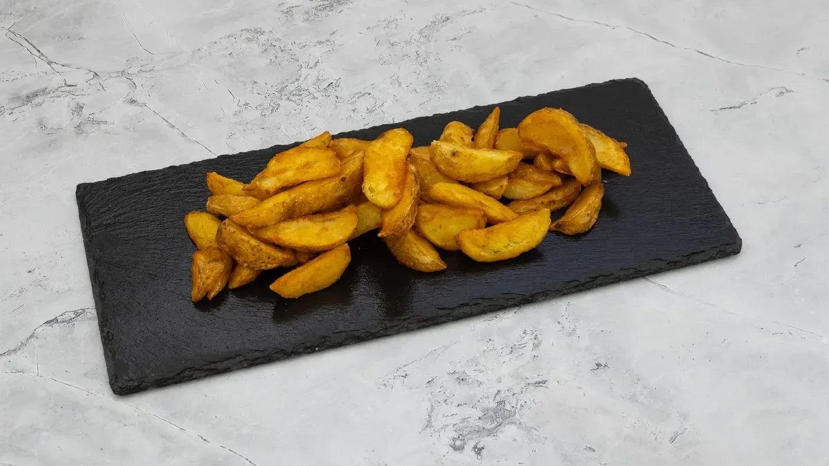 Steak burgonya