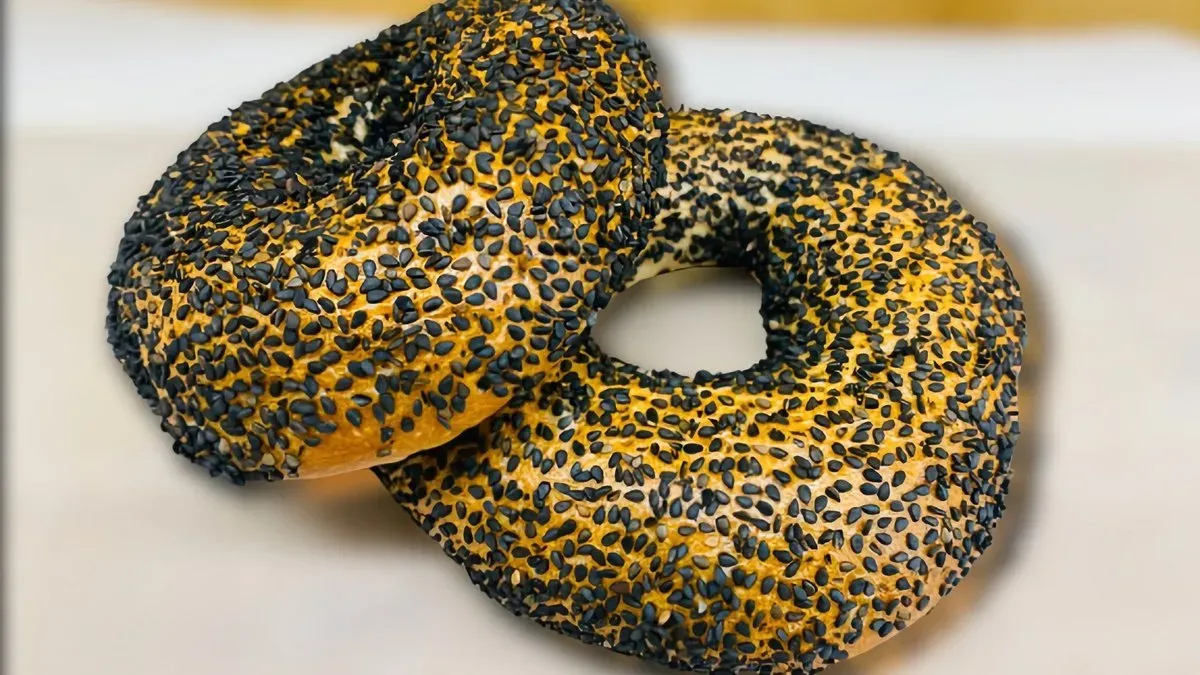 Szezámos bagel