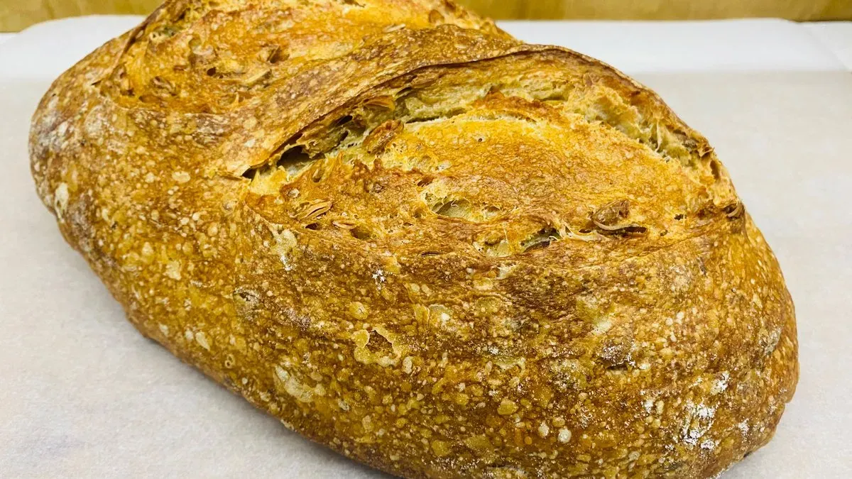 Kovàszos tökmagvas parasztkenyèr