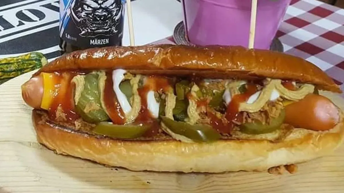 Klasszikus amerikai hot dog