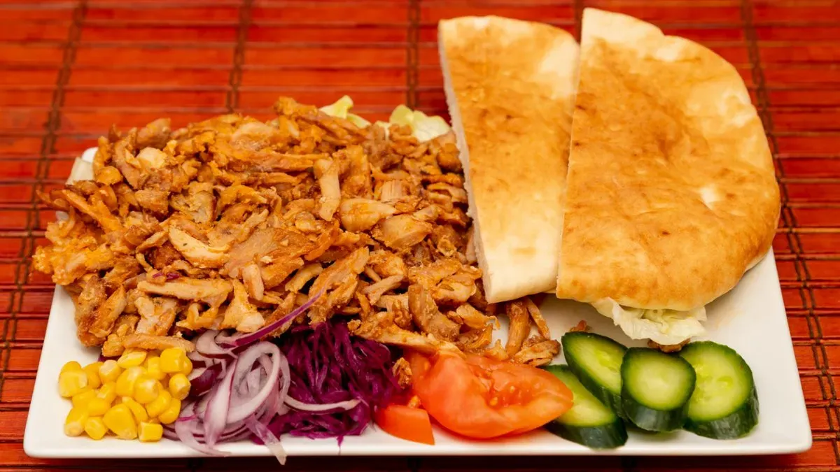 Gyros Tál Dupla Hússal Pitával