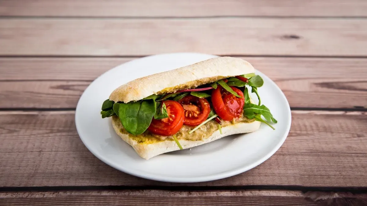 Padlizsánkrémes panini