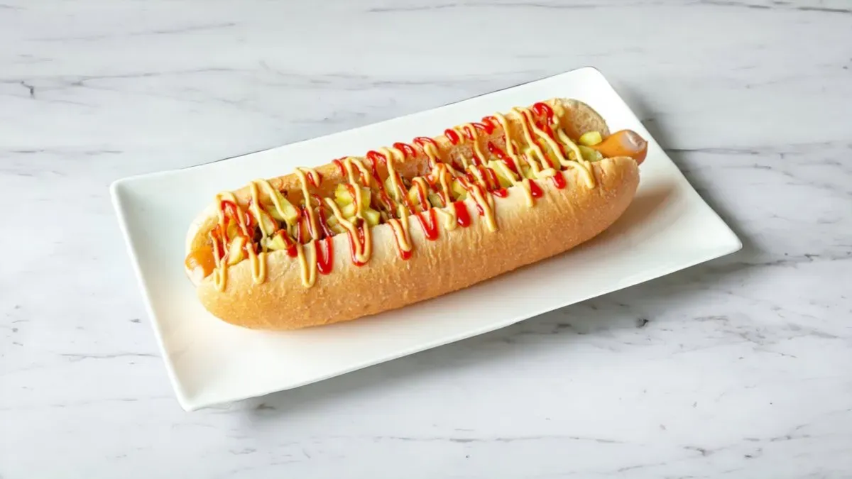 Amerikai sajtos hot-dog