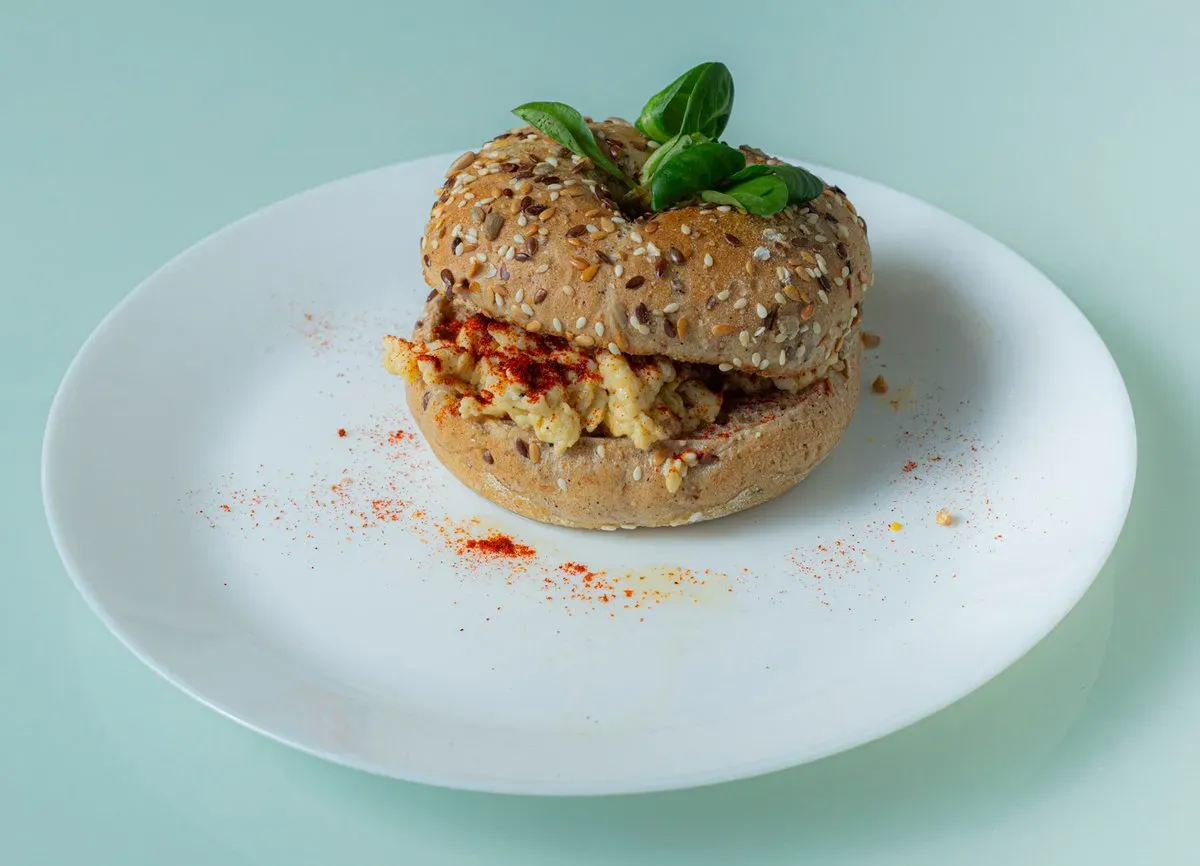 Tojásrántottás bagel