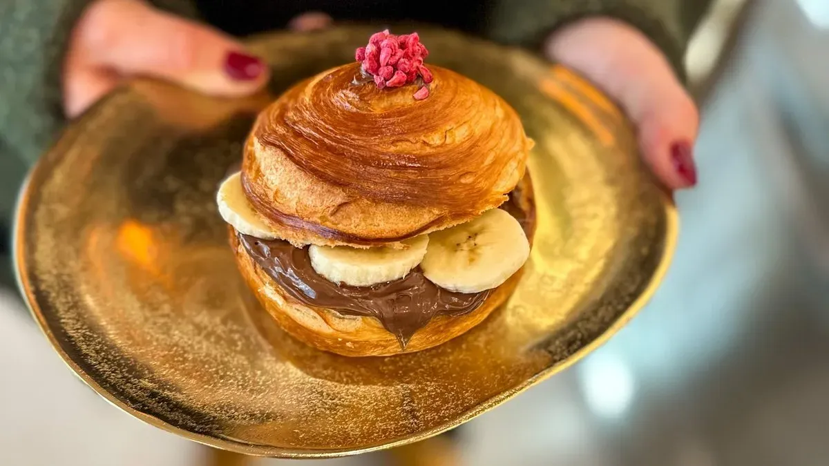Töltött croissant