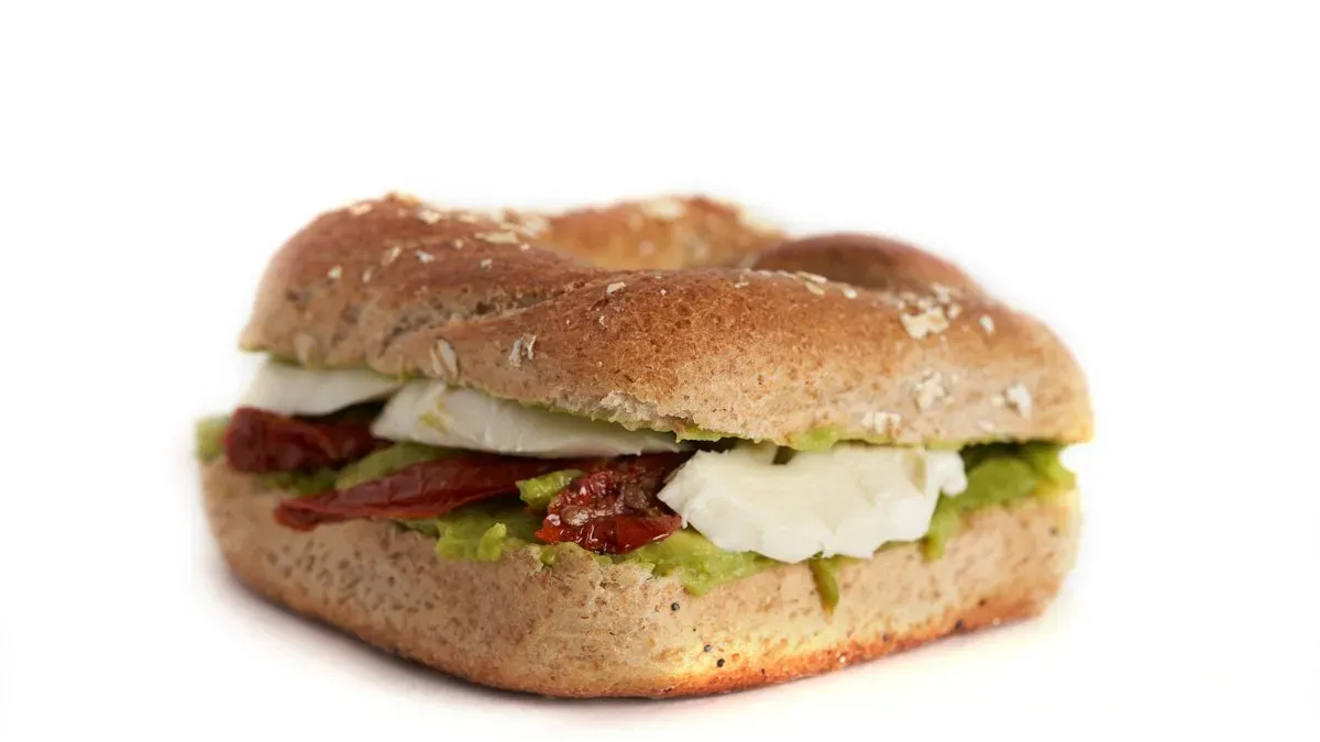 XL Avocado bagel - Avokádós kézműves kocka bagel
