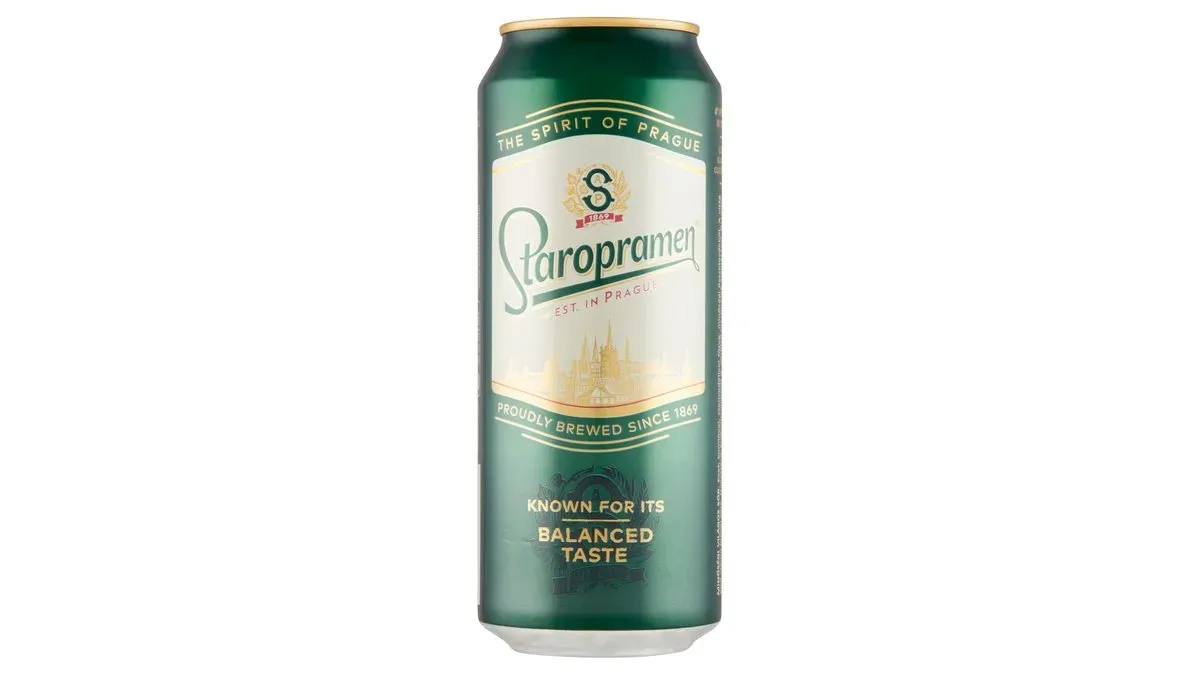 Staropramen minőségi világos sör 5% 500 ml