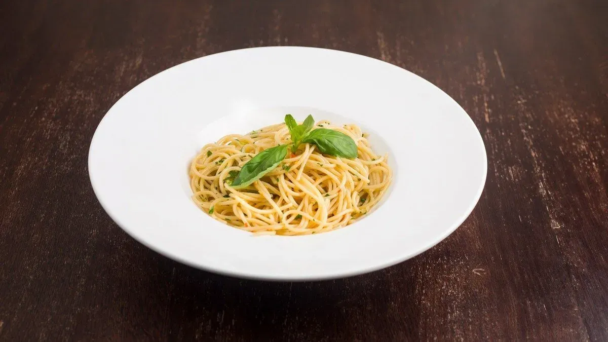 Fokhagymás csípős spaghetti
