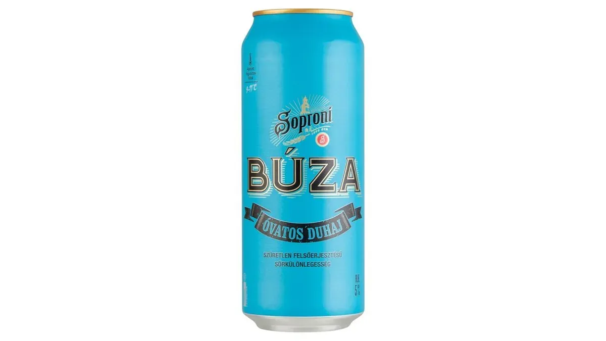 SOPRONI ÓVATOS DUHAJ BÚZA DOBOZOS SÖR 0,5L