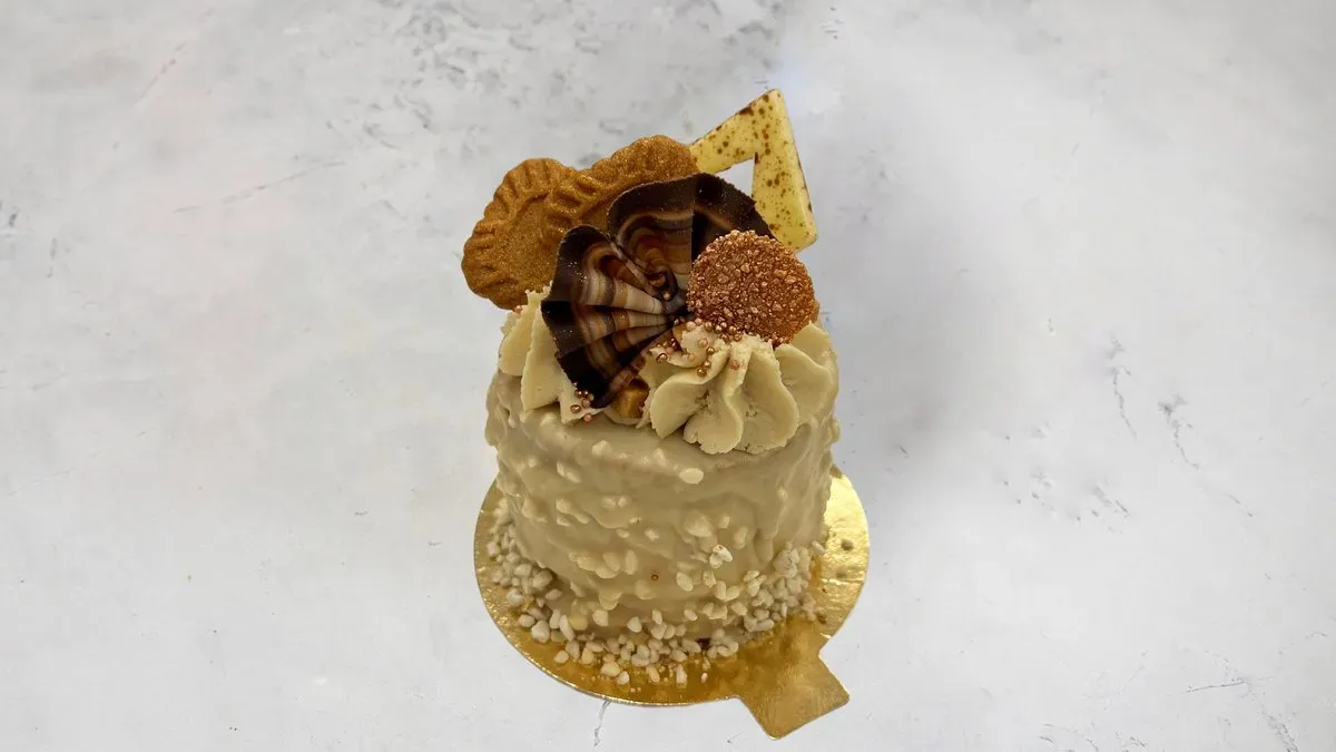 Lotus - karamellás kekszes mini torta