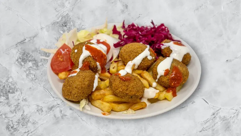 Falafel kis tál