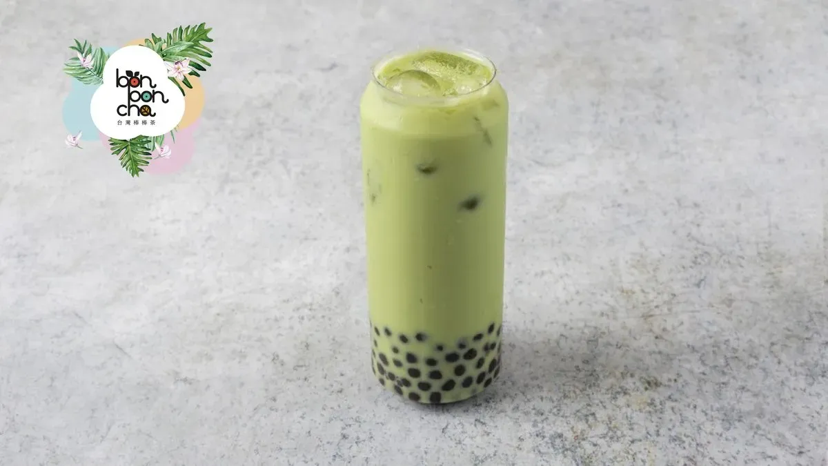 Cantaloupe milk tea