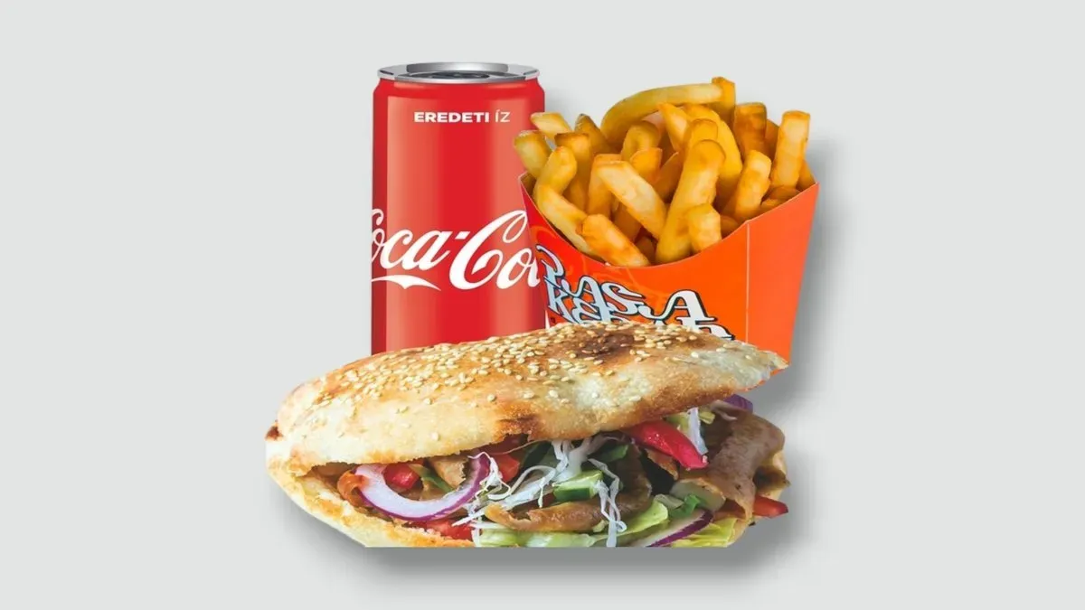 Vegyes húsos kebab menü
