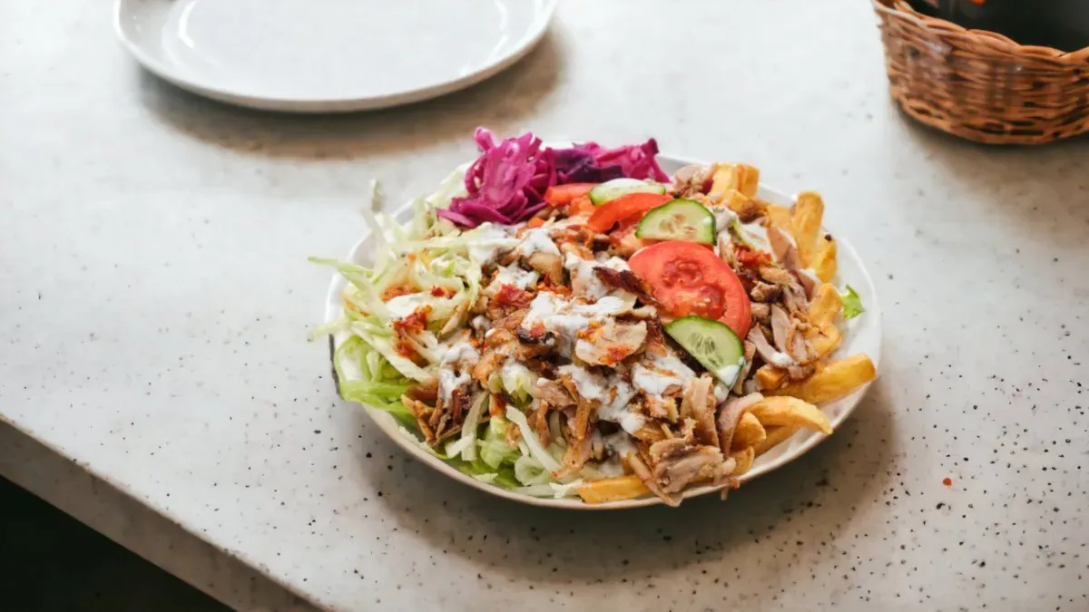 Gyros kis tál