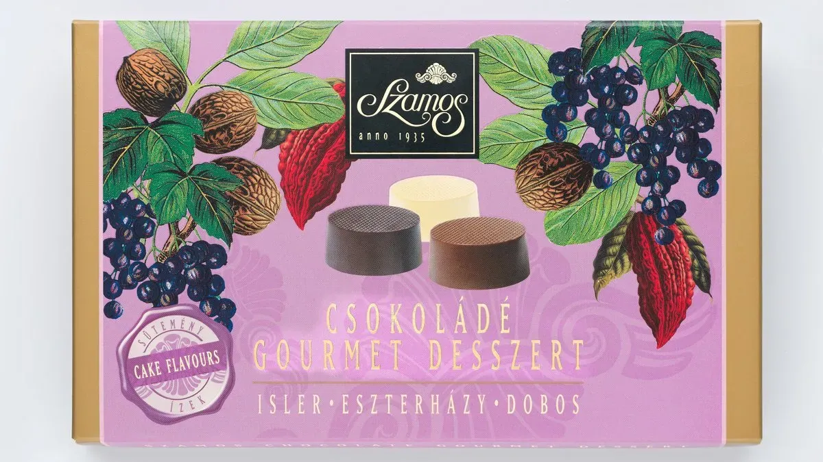 Csokoládé gourmet desszert
