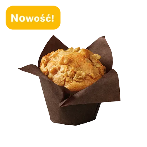 Muffin z jabłkiem i cynamonem