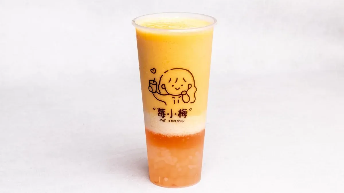 Smoothie mango, mleko kokosowe i sago