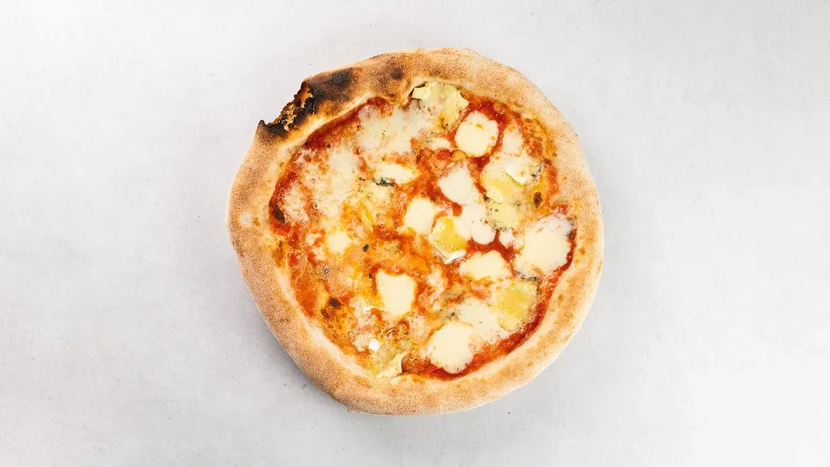 Pizza quattro formaggi 🌿
