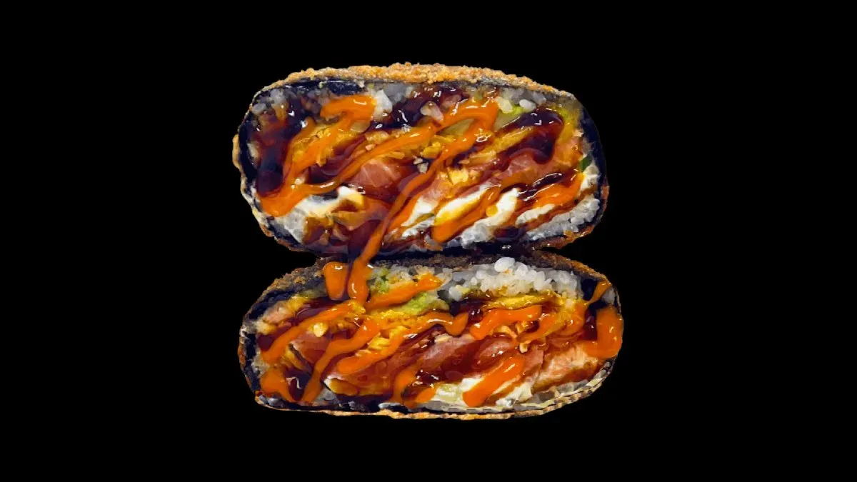 Cheese Burger sushi