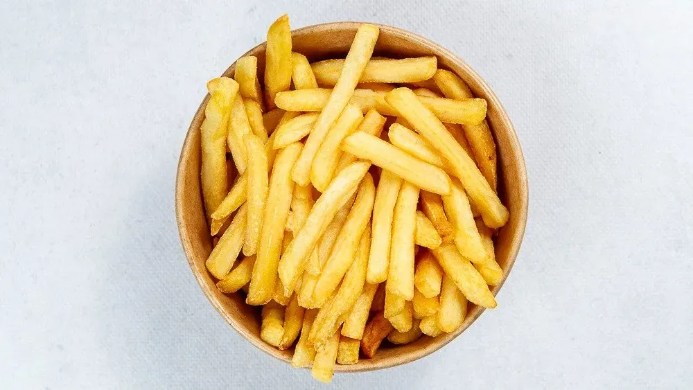 Frytki karbowane