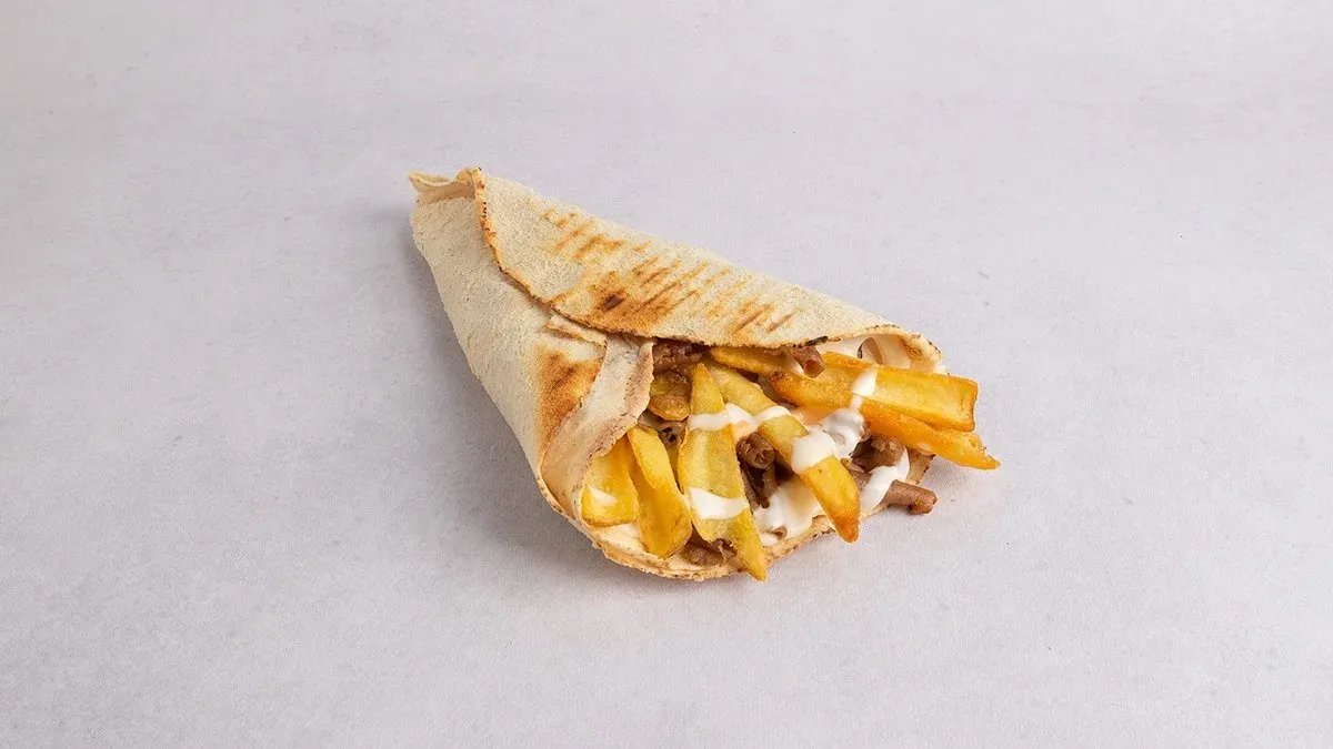 Kebab amerykański na cienkim cieście