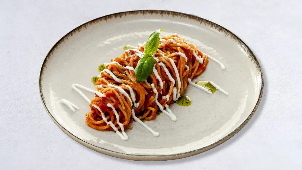 Spaghetti pomodoro e ricotta