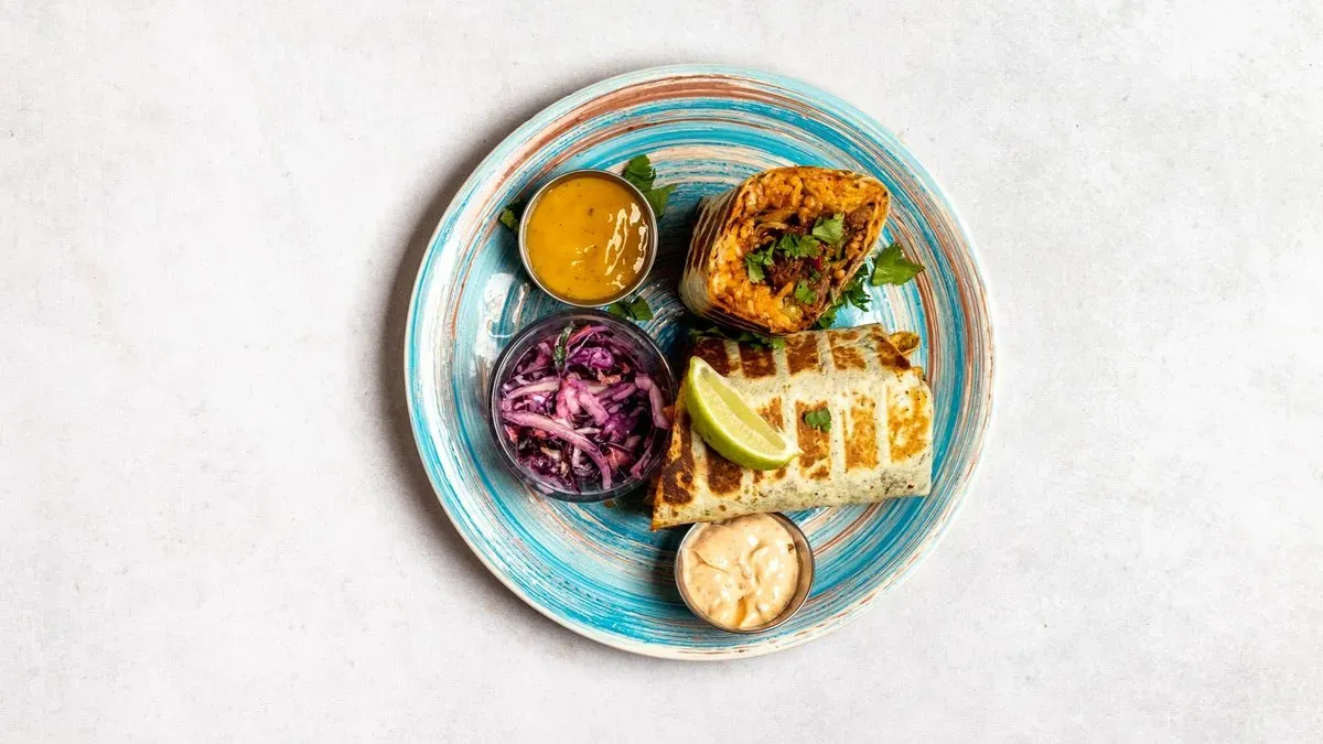 Burrito jackfruit vege