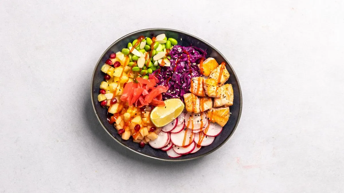 Grilled Salmon Bowl