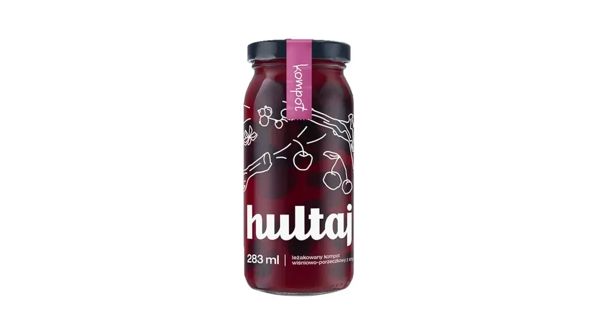 Kompot wiśniowy z czarną porzeczką 283 ml