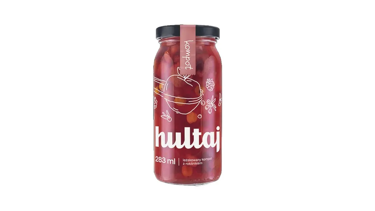 Kompot malinowy z rokitnikiem 283 ml
