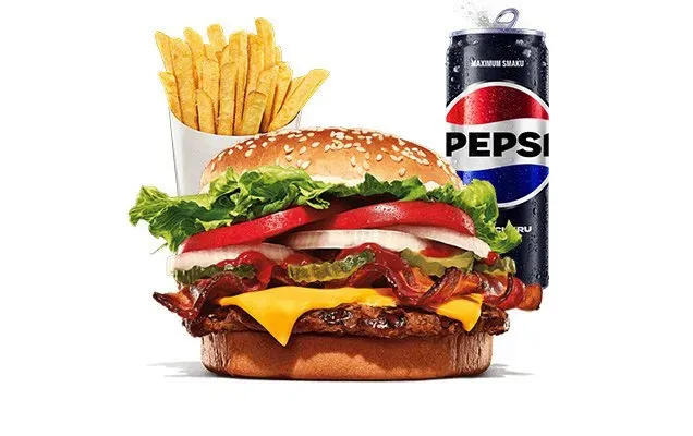 Bacon & Cheese Whopper Zestaw