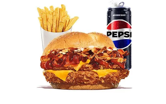 Double Steakhouse Chicken King Zestaw