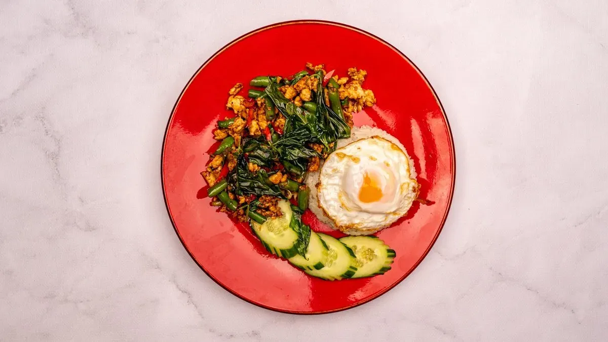 Pad kra pao khai dao 🌶️🌶️🌶️