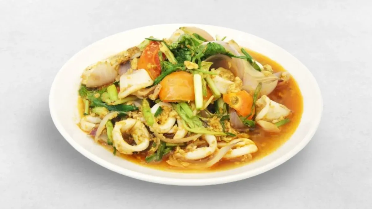Kalmary kokosowe curry