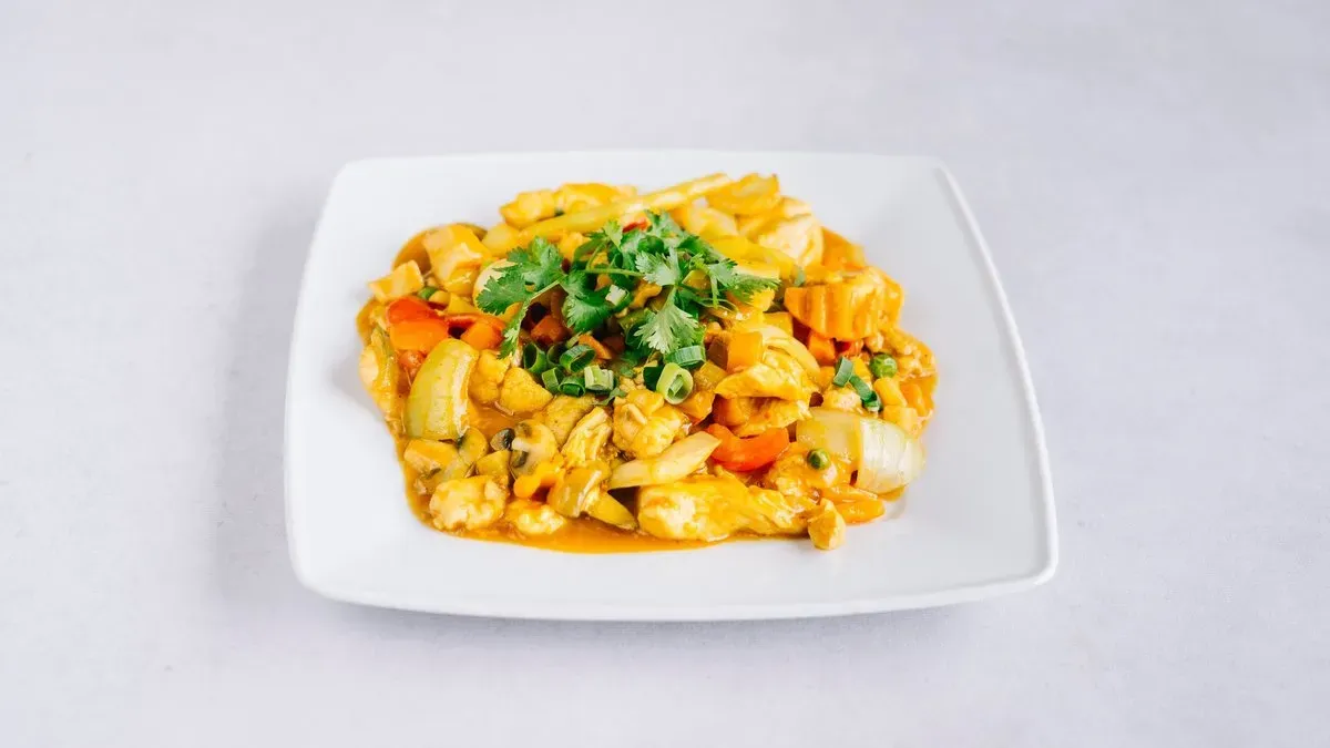 Kurczak w kokosowym curry