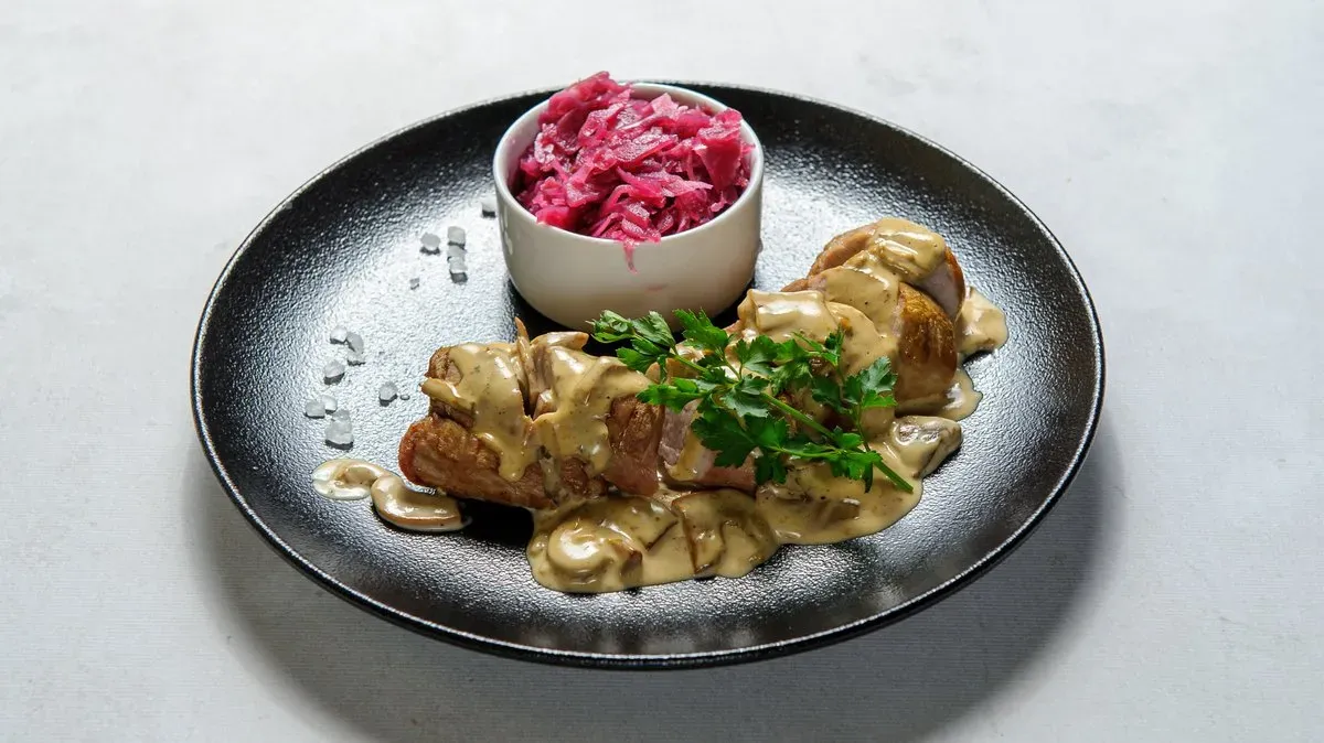 Filetto di manzo ai funghi poricini