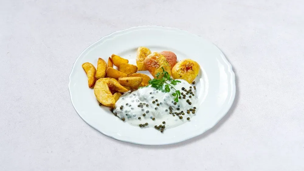 Filetto di manzo al pepe verde