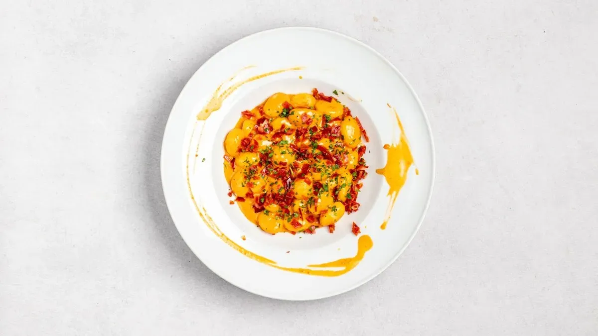 Gnocchi gorgonzola e 'nduja