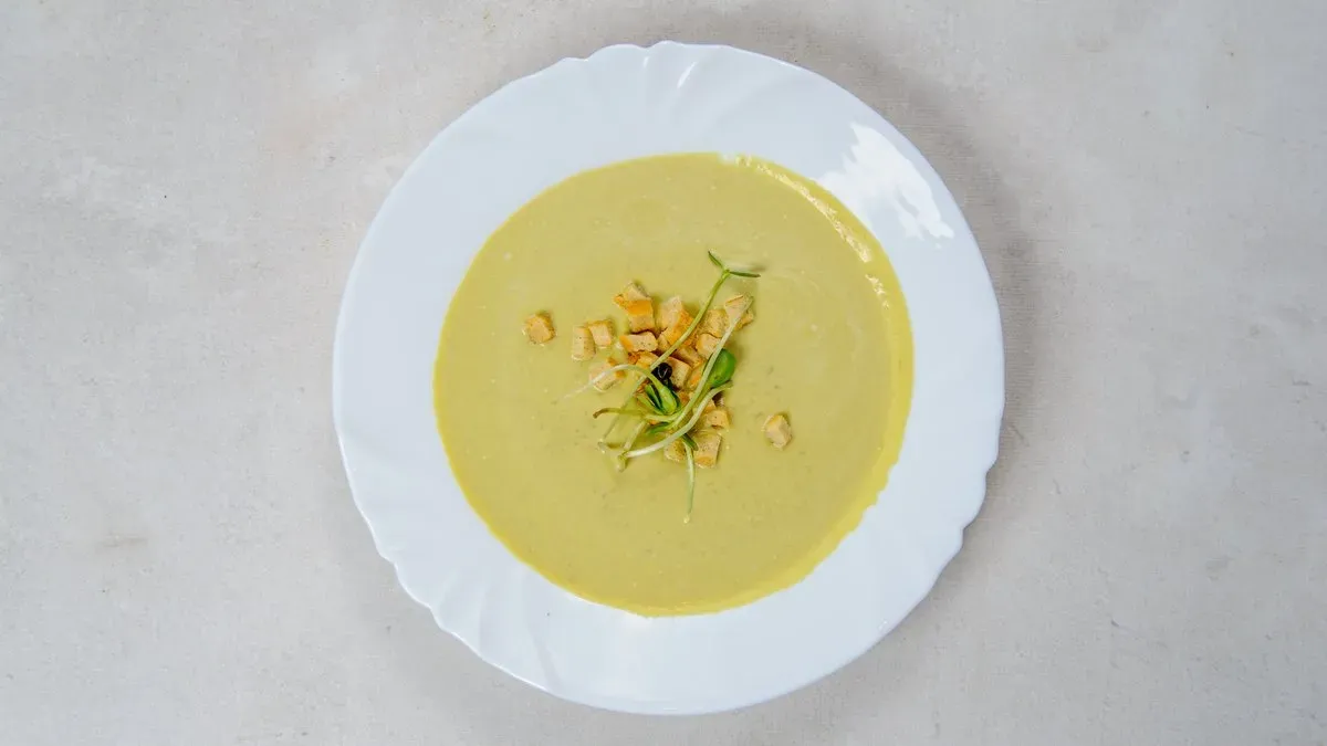 Crema di broccoli e salmone