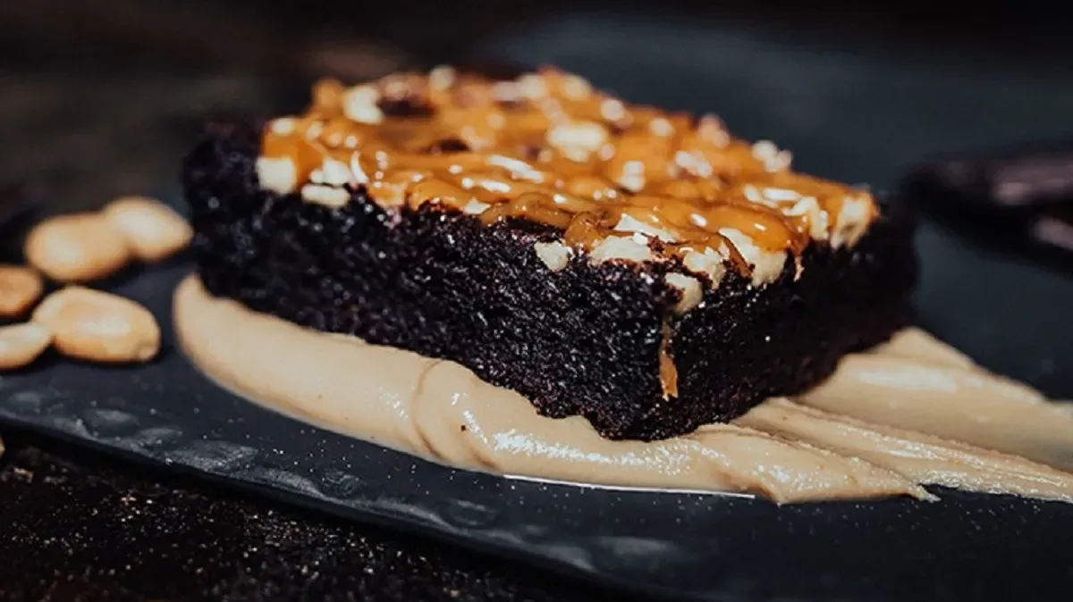 Brownie z masłem orzechowym