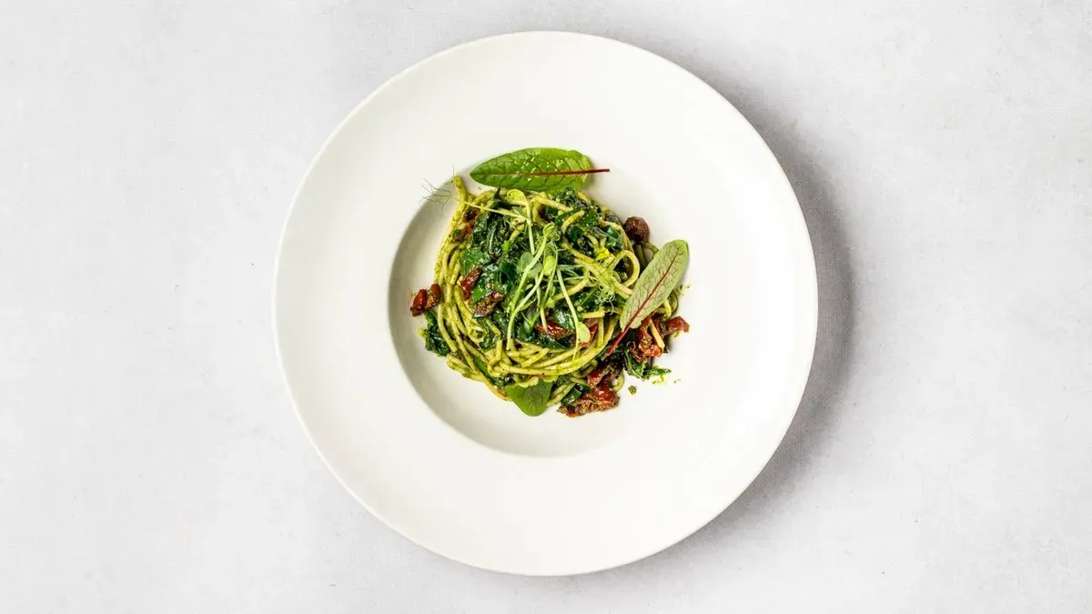 Spaghetti al pesto