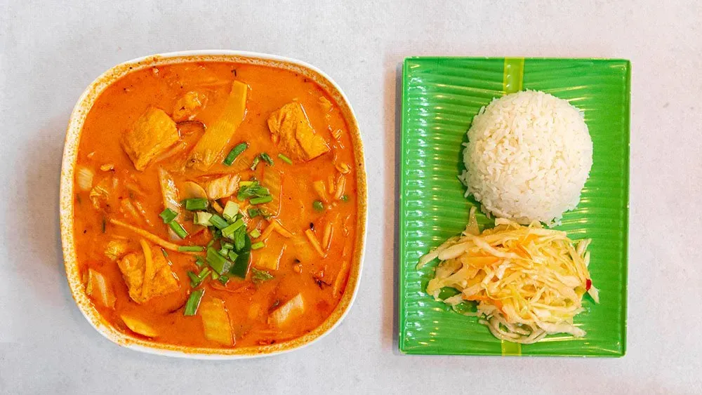 Tofu w sosie curry